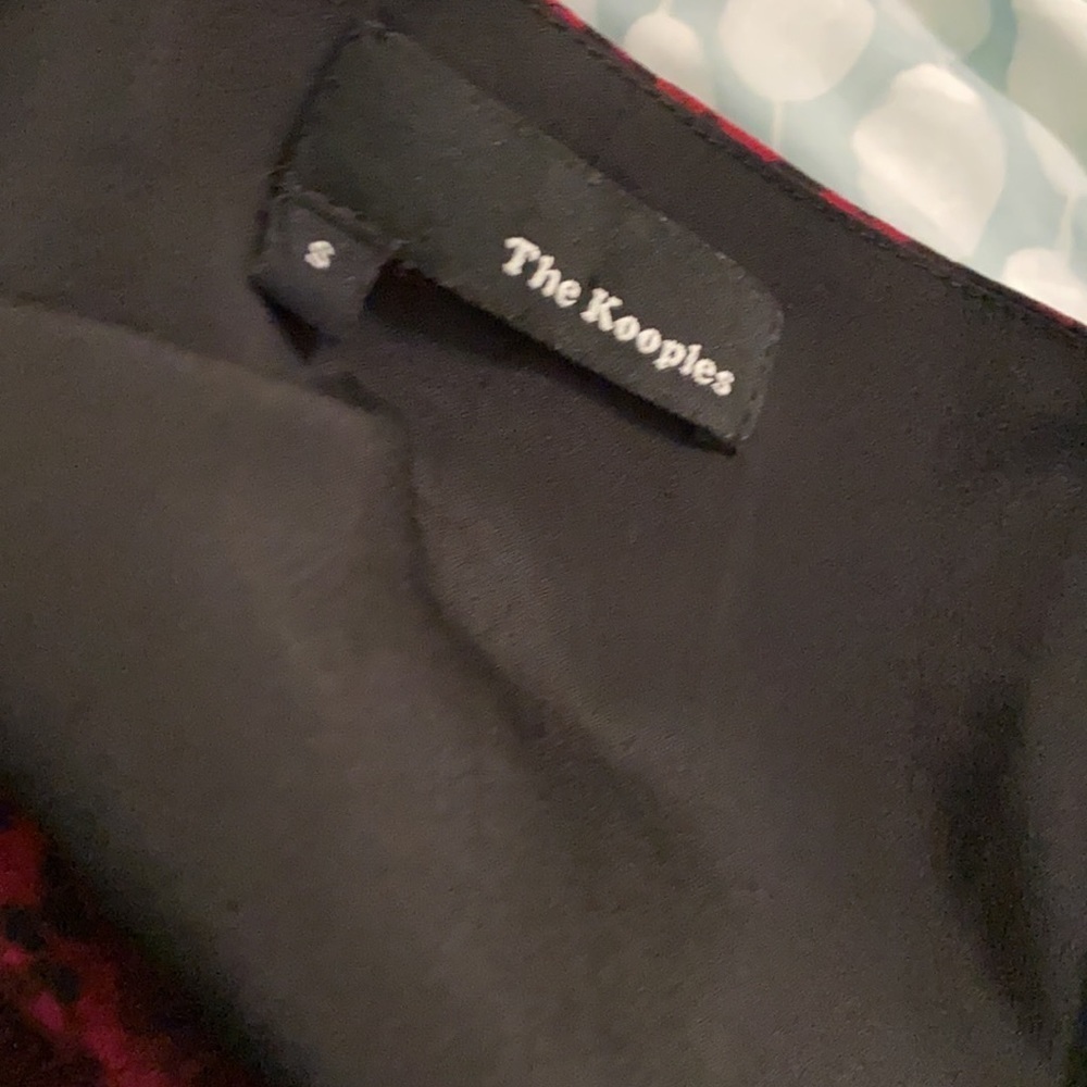 The Kooples / Red Silk Python Belted Stud Wrap Sn… - image 3